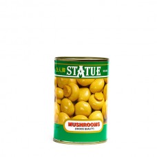 Canned whole mushrooms, Statue brand